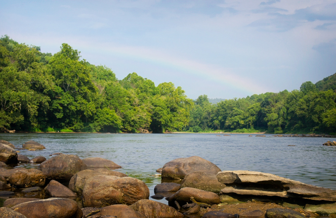 Rainbow over New River's Edge Inc.