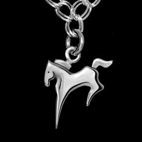 Scorpio Bucking Horse Charm Bracelet ©