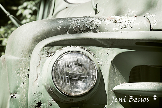 Art Print, Old Truck, Echoes of Antiquity 