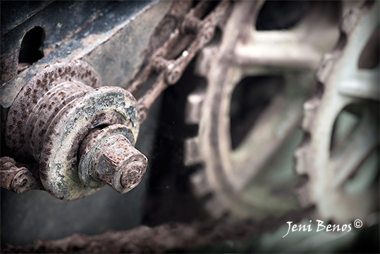 Macro Photograph of Old Gears, Rustic Diligence©