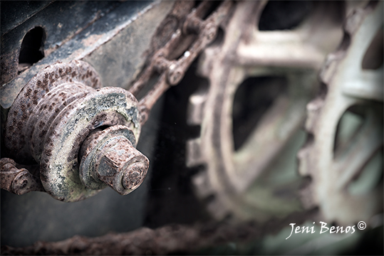 Macro Photograph of Old Gears, Rustic Diligence