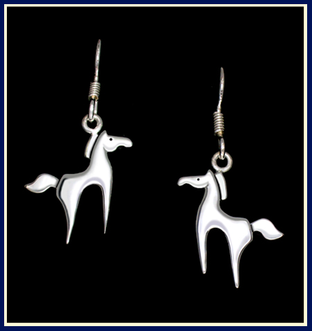 Aries Horse Earrings 