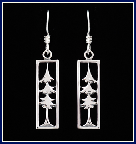 Pine Tree Earrings- Evergreen Escape 